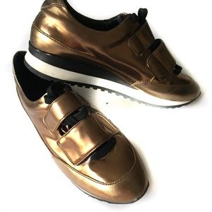 Zara Basic Bronze Shoes Size 39